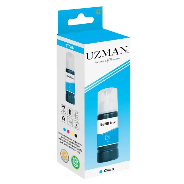Epson EcoTank 673 C13T67324A Mavi Muadil Mürekkep